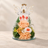 Angel Champagne Keepsake on a warm neutral background