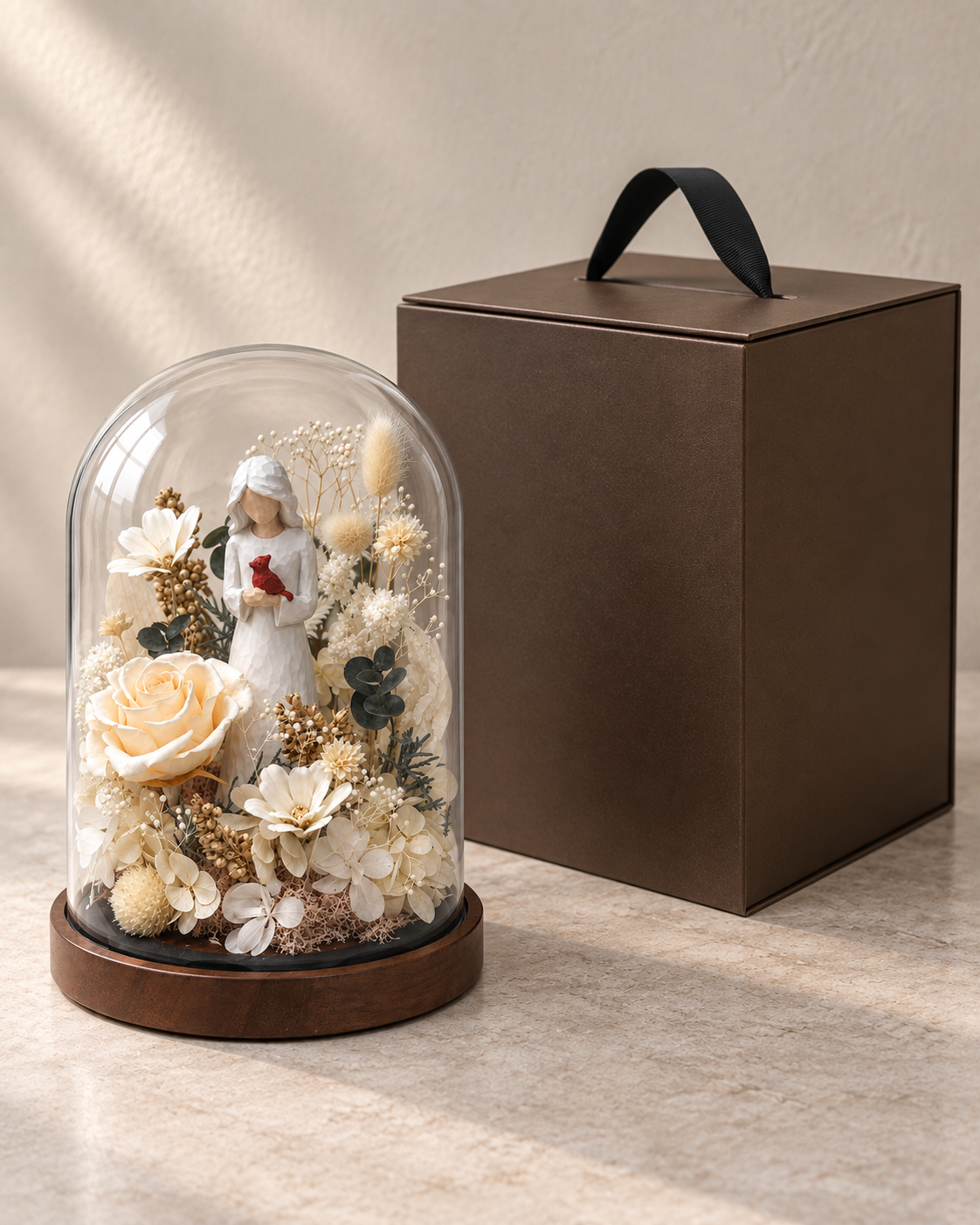 Fiaco keepsake prepared for gifting